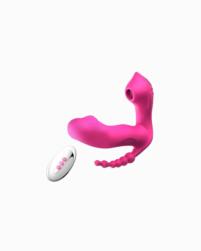 3 in 1 Suction Dildo Massager - Image 2